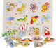 Holz Kinder Steckpuzzle Insekten Insekten 12pcs Remoundo