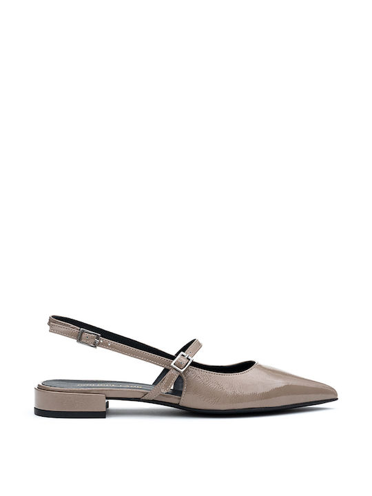 Philippe Lang Slingback Lederpumps 400pauline4 Taupe