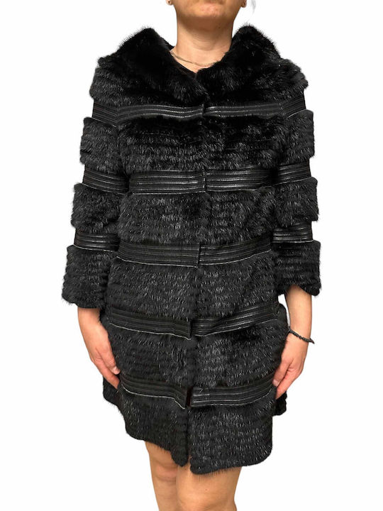 MARKOS LEATHER Frauen Pelz Black