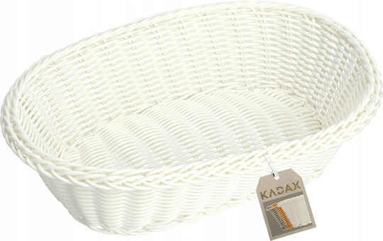 Kadax Coș de pâine Plastic Alb