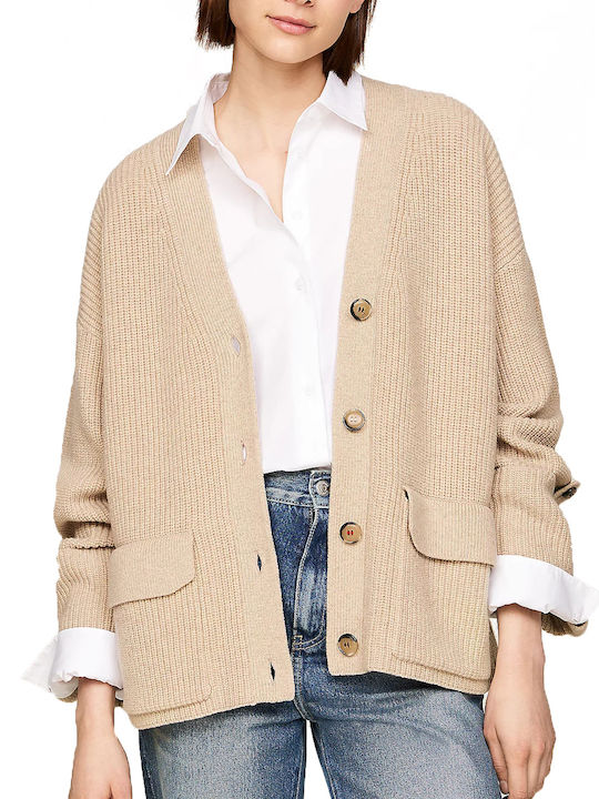 Дамска плетена жилетка Classic Beige