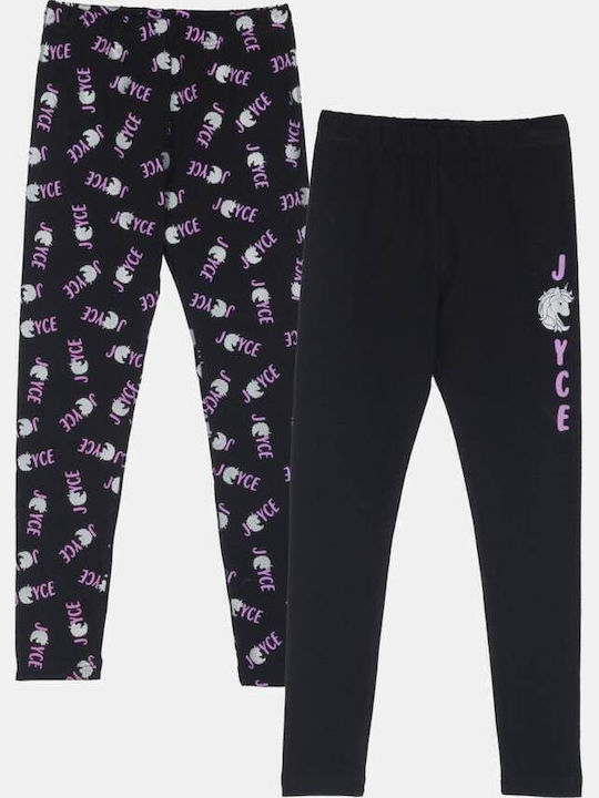 Joyce Kids Leggings Set Long Black