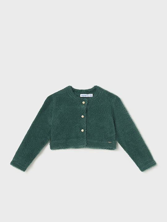 Kinderstrickjacke Gestrickt Grün