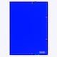 Colorfix Φάκελος με Λάστιχο και Αυτιά για Χαρτί A4 Μπλε