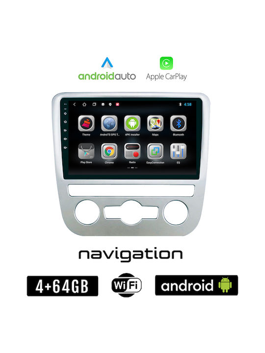 Booma Car Audio System for Volkswagen Scirocco 2008 2014 (Bluetooth/USB/WiFi/GPS/Apple-Carplay/Android-Auto) with Touch Screen 9"
