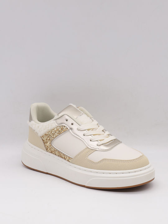 Jomix Damen Sneakers Beige