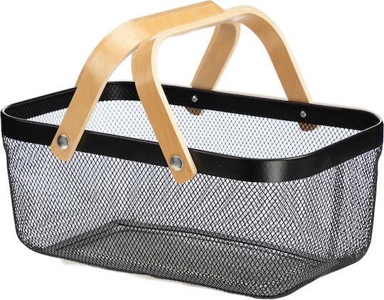 Tpster Fruitieră Metalic Negru 32x24.5x11buc
