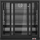 Lappas Ψυγείο Back Bar 220lt Διπλό Υ83.5xΠ90xΒ50.5cm