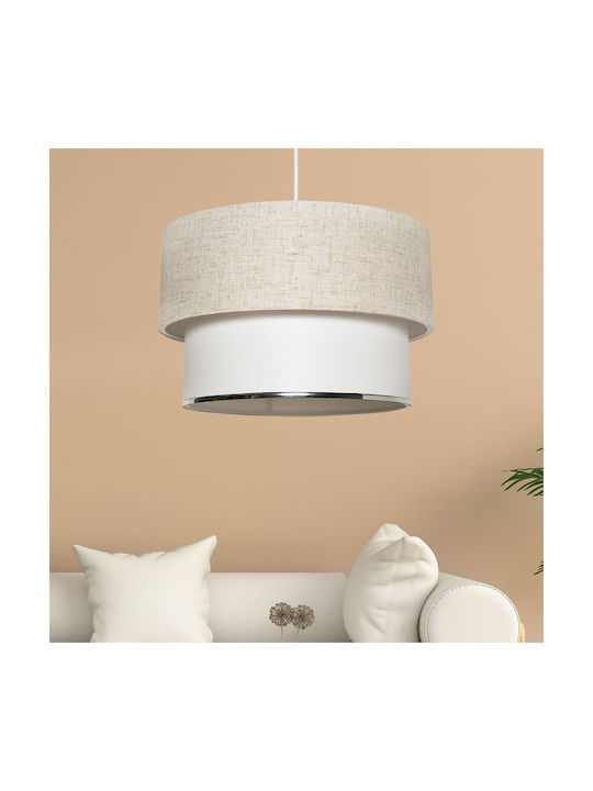 Pendant Light Suspension for Socket E27 White