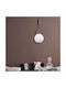 Multi Adjustable Pendant Light Black Ball with Socket E27 20x15x136cm