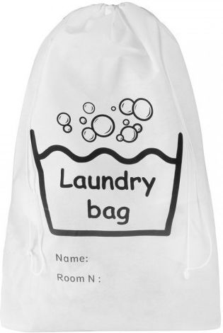 Charalambidis Textiles Hotel Fabric Laundry Bag with Dimensions W48xD66cm. White 10pcs