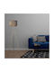 Floor Lamp H160cm. with Socket for Bulb E27 Gold