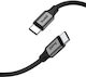 Buddi USB 2.0 Cable USB-C male - USB-C 60W Black 0.3m (122492)