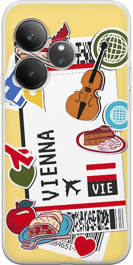 Ticket To Vienna Realme GT 6T 5G Flexibles TPU Transparentes Silikon
