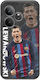 Fußballstars Robert Lewandowski Realme GT 6T 5G Schwarzes TPU-Silikon