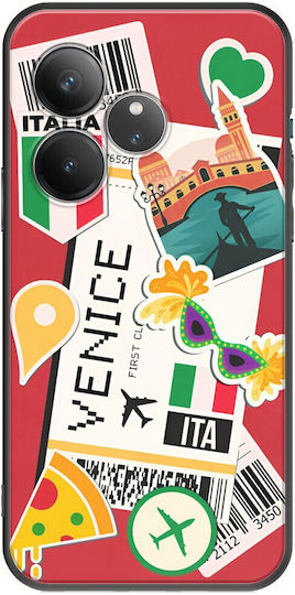 Ticket To Venice Realme GT 6T 5G Black TPU Black Silicone