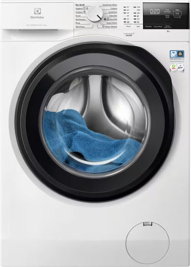 Electrolux Πλυντήριο Ρούχων 8kg με Τεχνολογία Ατμού 1400 Στροφών EW7F2482E