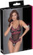 Sexy Bodysuit Mit Spitze Schwarz