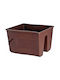 Wave 30cm Balcony Railing Pot Box