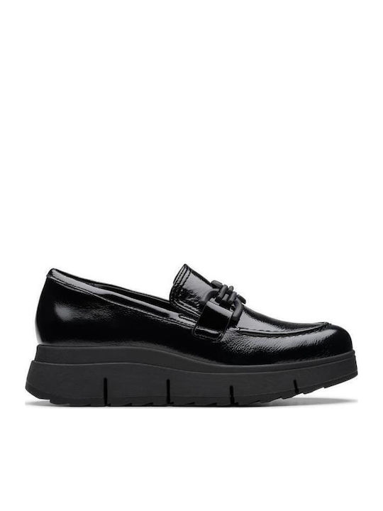 Loriini Izzy Leather Women's Moccasins in Black Color