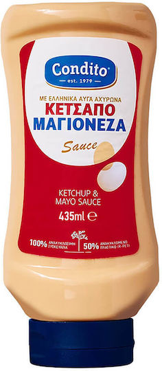 Кетчуп майонеза Condito 435ml Top Down 1-49375