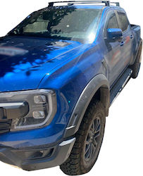 Yakima Μπάρες Οροφής Αλουμινίου για Ford Ranger / Raptor 2022+ (Σετ με πόδια) Μαύρες