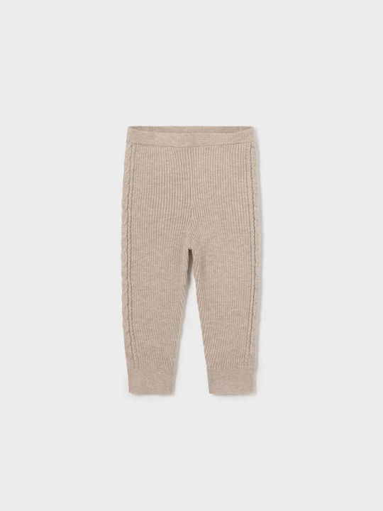 Mayoral Kids Long Legging Beige