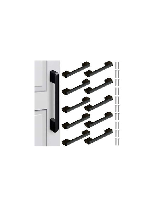 Handle Furniture made of Metallic Aluminium 104mm (Center Distance 22mm) ΑΤ2419 10pcs