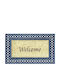Import Hellas Entrance Mat made of Coir Welcome Beige 45x75cm