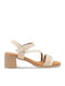 Leather Sandals Beige