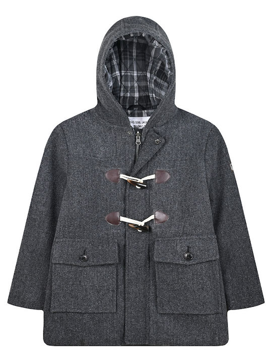 Kids' Coat Montgomery with Hood Anthracite