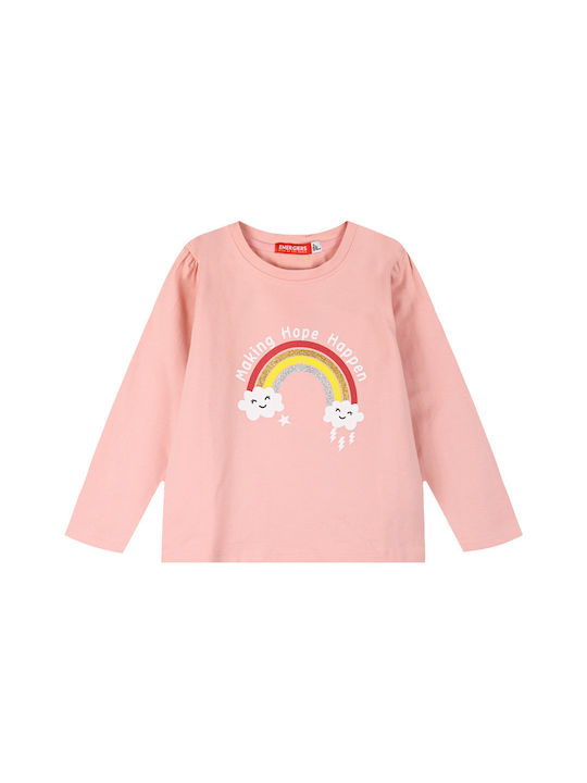 Energiers Kids Blouse Long Sleeve Dusty Pink