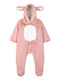 Energiers Baby Bodysuit for Outing Dusty Pink