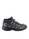 Kids Hiking Boots Xa Pro V8 Mid Waterproof Black