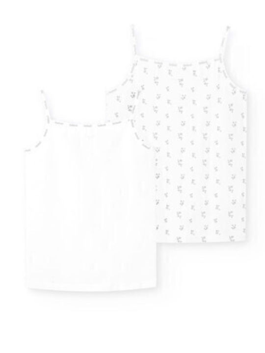 Boboli Set Kinder-Unterhemden White