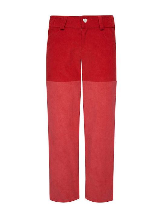 Kids' Corduroy Pants red