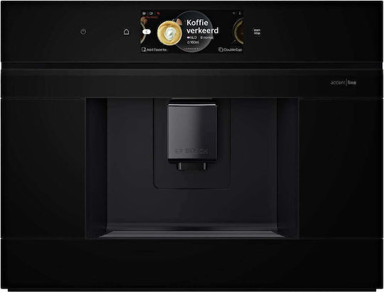 Bosch Automatic Espresso Machine Built-in 1300W Pressure 19bar with Grinder and Wi-Fi Black CTL9181D0