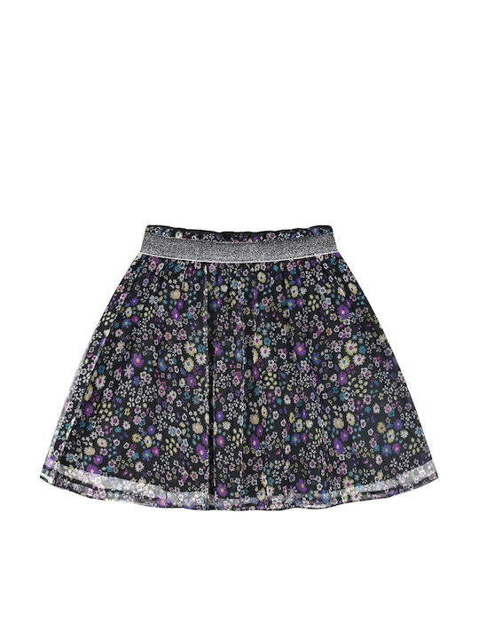 Kids' Tulle Skirt Floral Multicolored