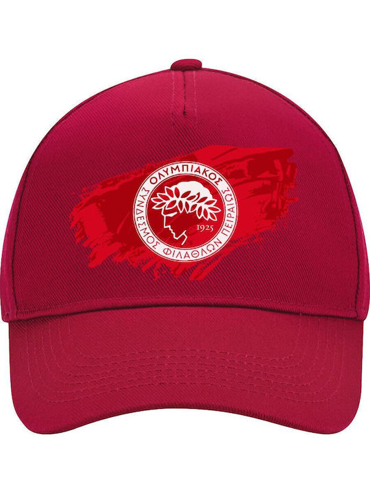 Olympiacos F.C Adult Cap Ultimate Red 100% Cott...