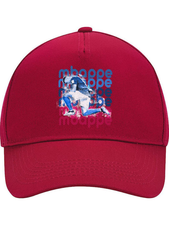 Kylian Mbappe Adult Cap Ultimate Red 100% Cotto...