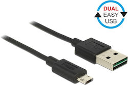 Micro Usb Type B Usb Type A 2.0 Dual Easy-usb Delock Data Cable 0.5m Black
