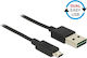 Micro Usb Type B Usb Type A 2.0 Dual Easy-usb Delock Data Cable 0.5m Black