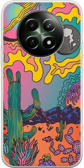 Psychedelic Cactus Realme 12 5g Flexible Tpu Διάφανη Σιλικόνη