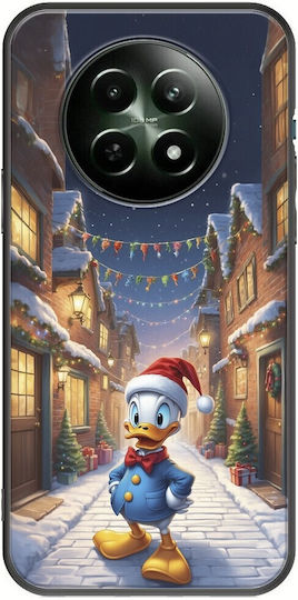 Xmas Cartoons Donald Realme 12 5G Black TPU Black Silicone