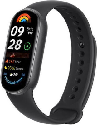 Xiaomi Smart Band 9 Impermeabil cu Pulsometru negru miezul nopții