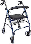 Mobiak Alustyl Max Foldable Aluminum Rollator Blue