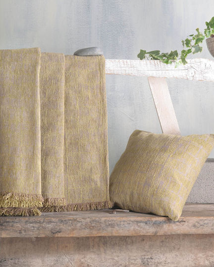 Rythmos Kevya Τετραθέσιου Καναπέ Δύο 'Οψεων Π180xΜ330cm Ώχρα Rythmos Kevya Τετραθέσιου Καναπέ Δύο 'Οψεων Π180xΜ330cm Ώχρα