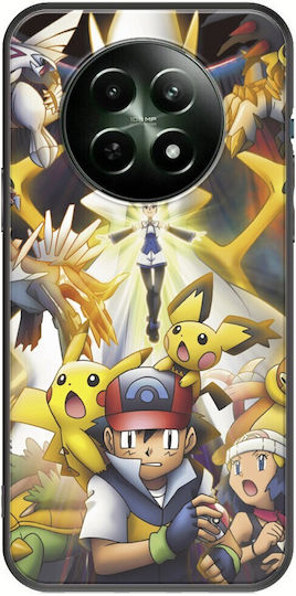 Pokemon Realme 12x 5g Schwarzes TPU Schwarzes Silikon