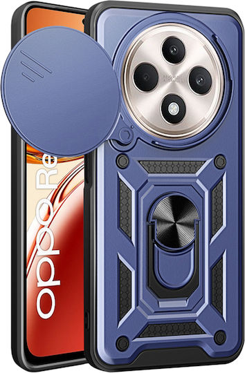 Techsuit Camshield Back Cover Plastic / Silicone Blue (Oppo Reno12 F, Oppo Reno12 FS)
