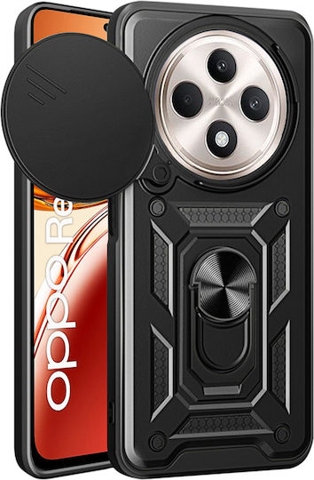 Techsuit Camshield Back Cover Πλαστικό / Σιλικόνης Μαύρο (Oppo Reno12 F, Oppo Reno12 FS)